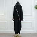 Dubai Middle East Turkey Dubai Flower Embroidered Elegant Cardigan