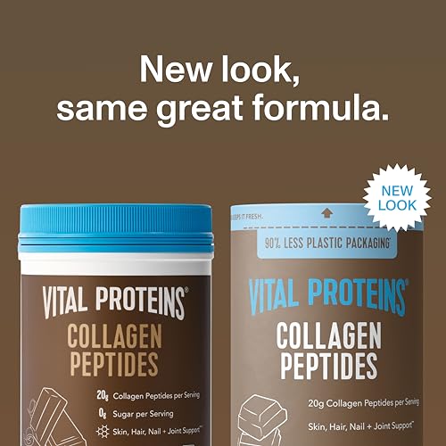 Vital Proteins Collagen Peptides Powder, with Hyaluronic Acid and Vitamin C
