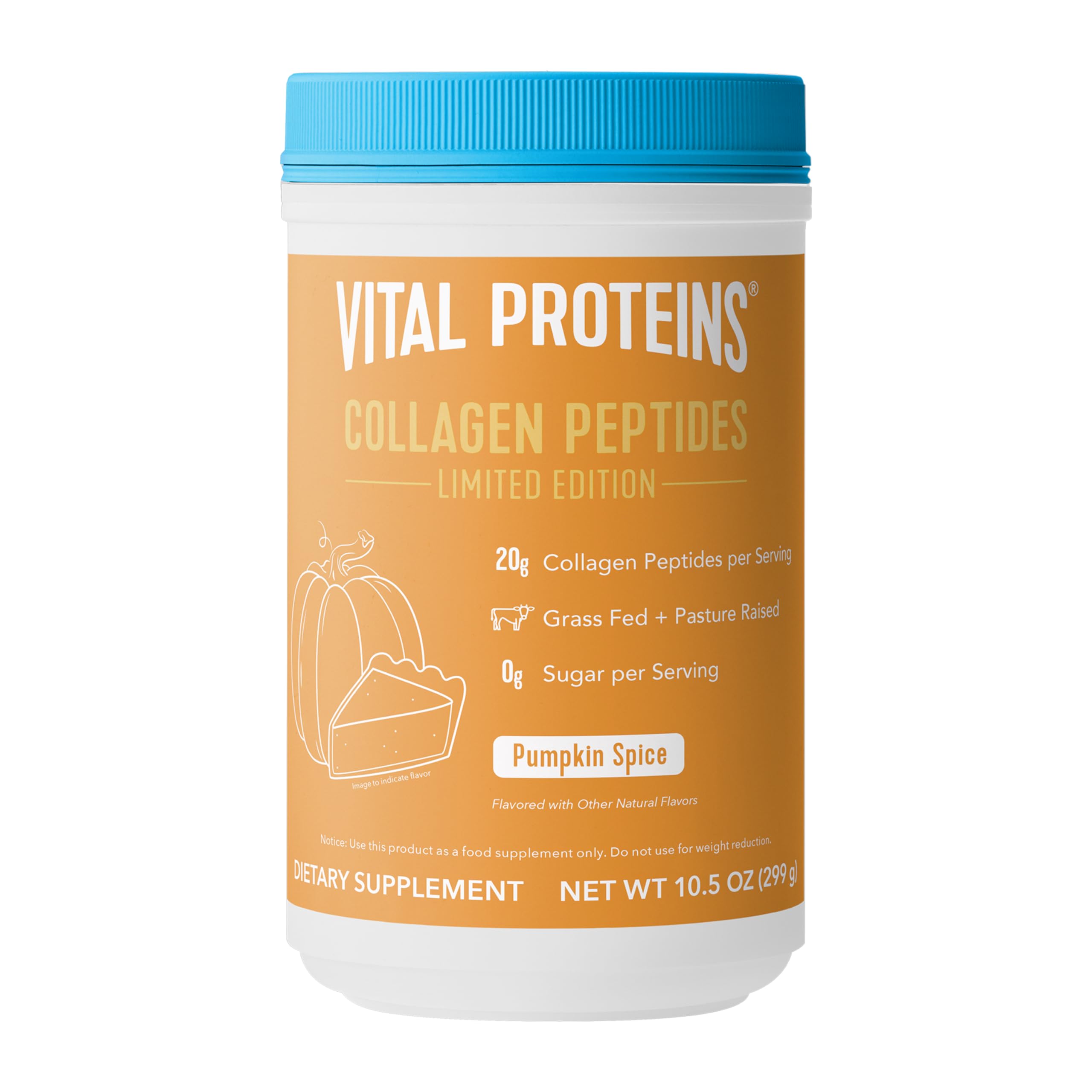 Vital Proteins Collagen Peptides Powder, with Hyaluronic Acid and Vitamin C