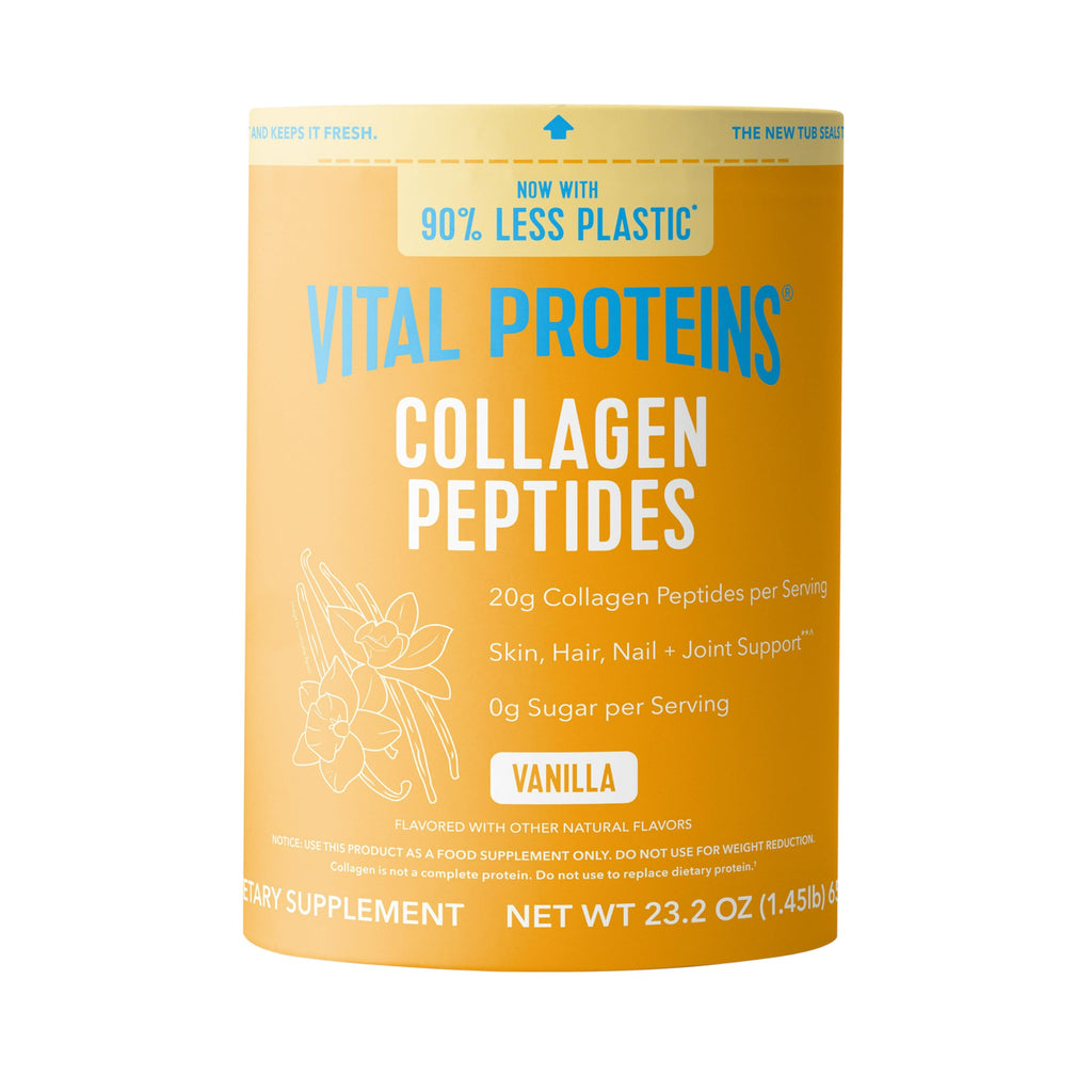 Vital Proteins Collagen Peptides Powder, with Hyaluronic Acid and Vitamin C