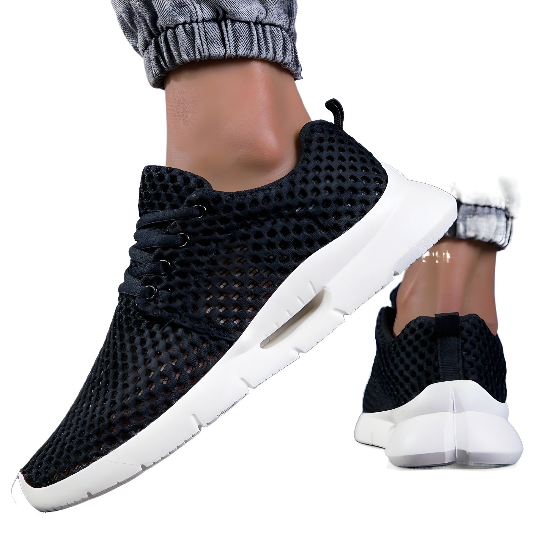 Summer Flyknit Mesh Couple Shoes